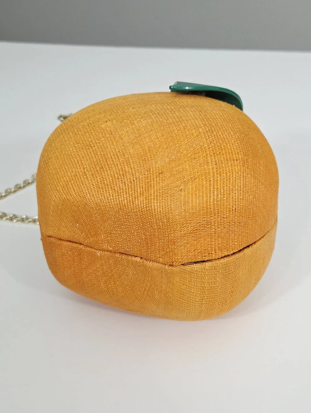 KATE SPADE NEW YORK SPICE THINGS UP STRAW ORANGE CROSSBODY BAG